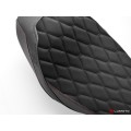 LUIMOTO (Hex-Diamond) Rider Seat Covers for the HARLEY DAVIDSON IRON 1200 (2018+)